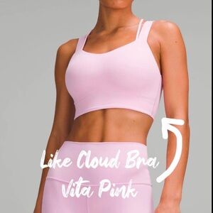 PRELOVED vitapink lululemon ribbed bra